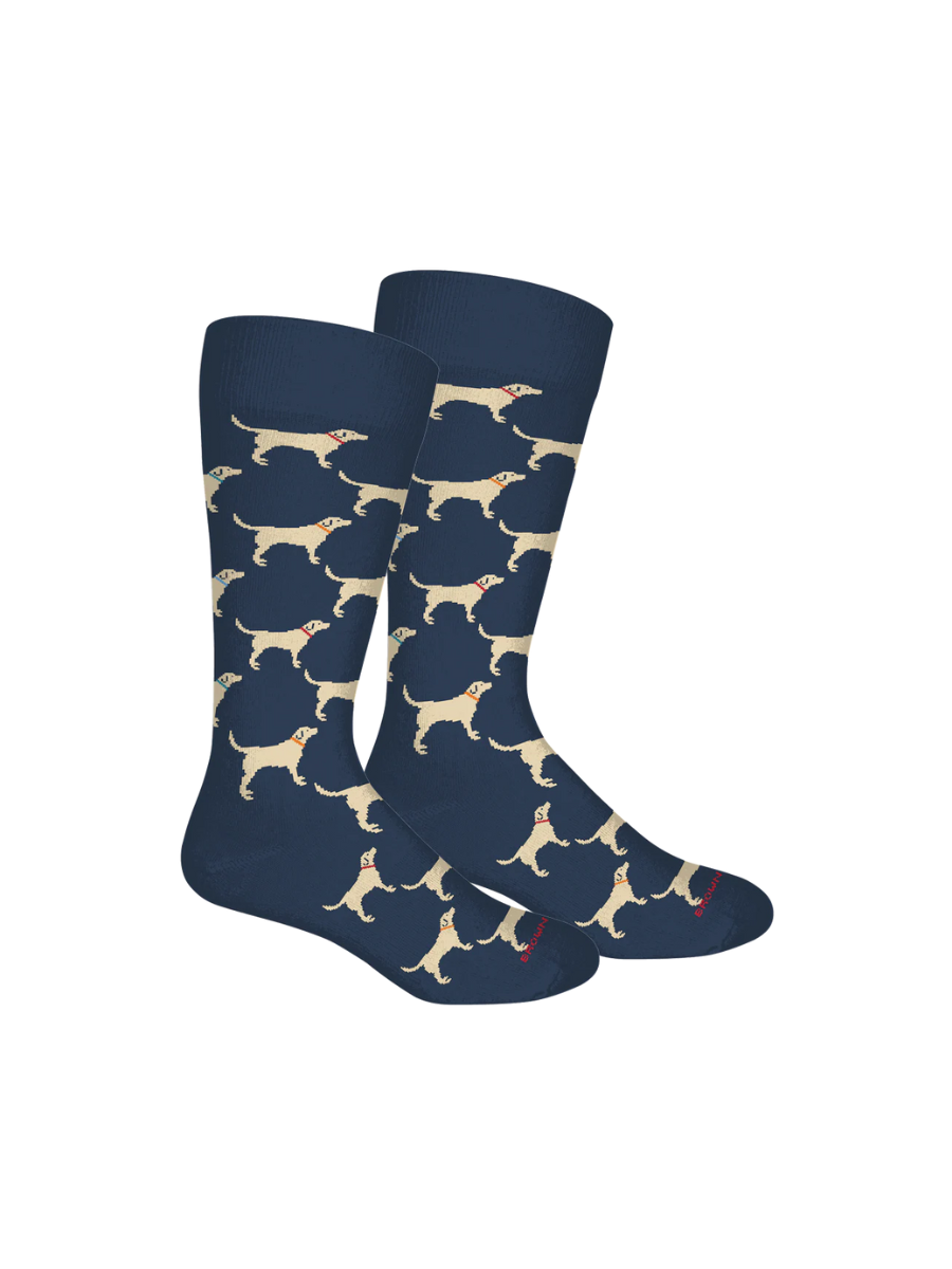 Brown Dog Hosiery | Labs- Insignia Blue