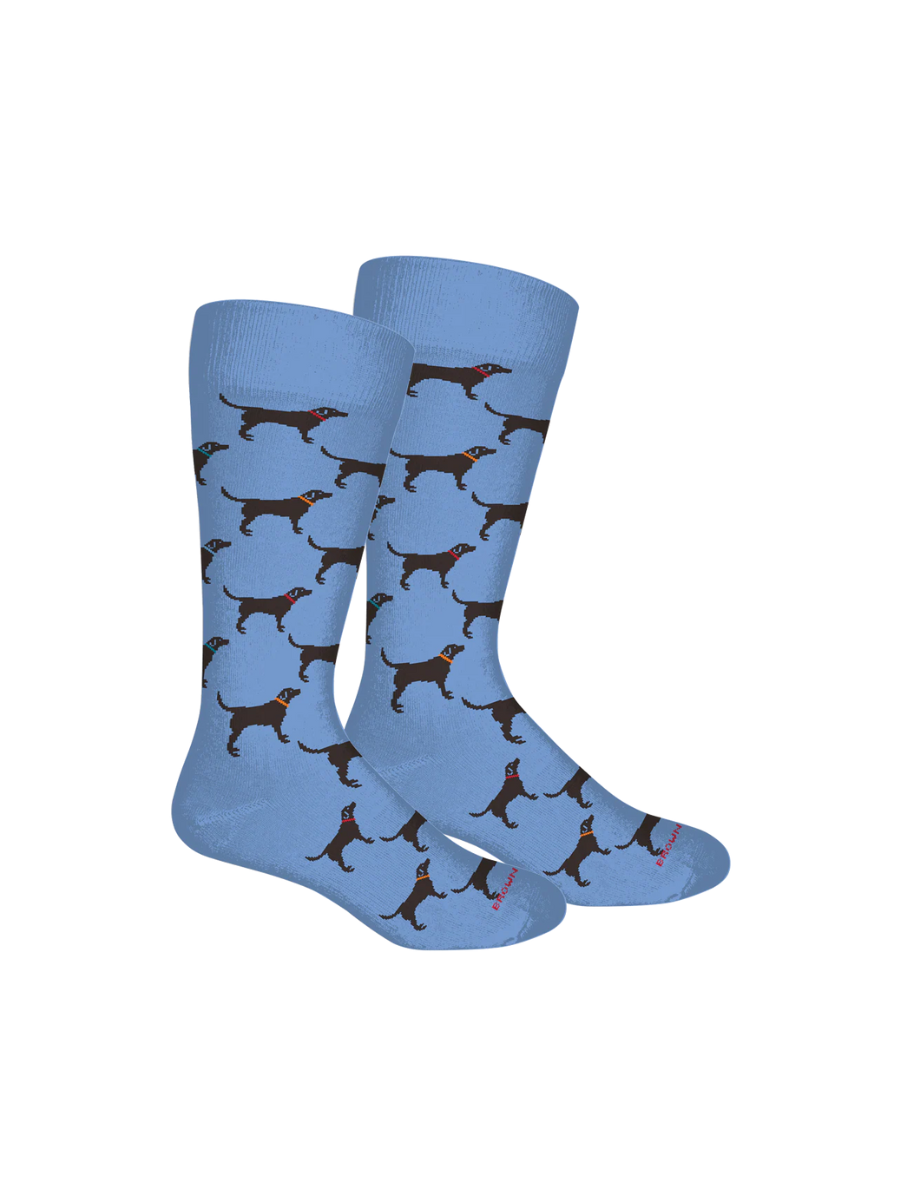 Brown Dog Hosiery | Labs - Bluestone