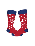 Brown Dog Hosiery | Mr. President - Red