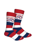 Brown Dog Hosiery | Rugby Stripe - Red