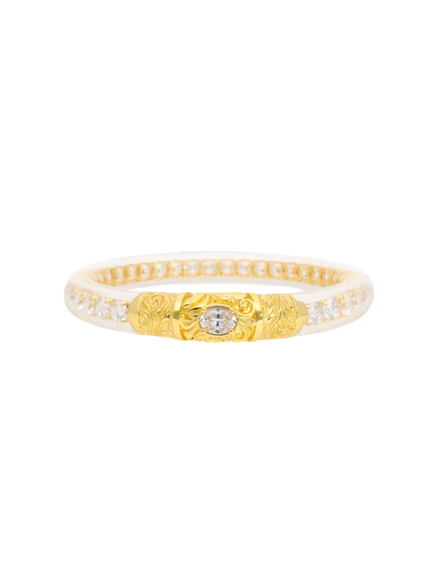 BuDhaGirl | Tzubbie All Weather Bangle - Sovereign Crystal Clear
