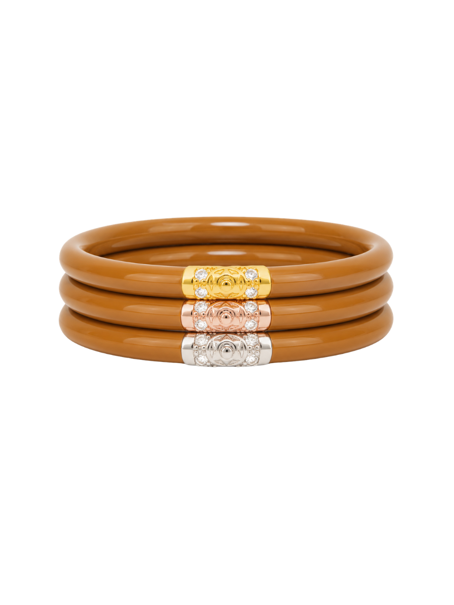 BudhaGirl | Three Kings All Weather Bangles (AWB) - Caramel