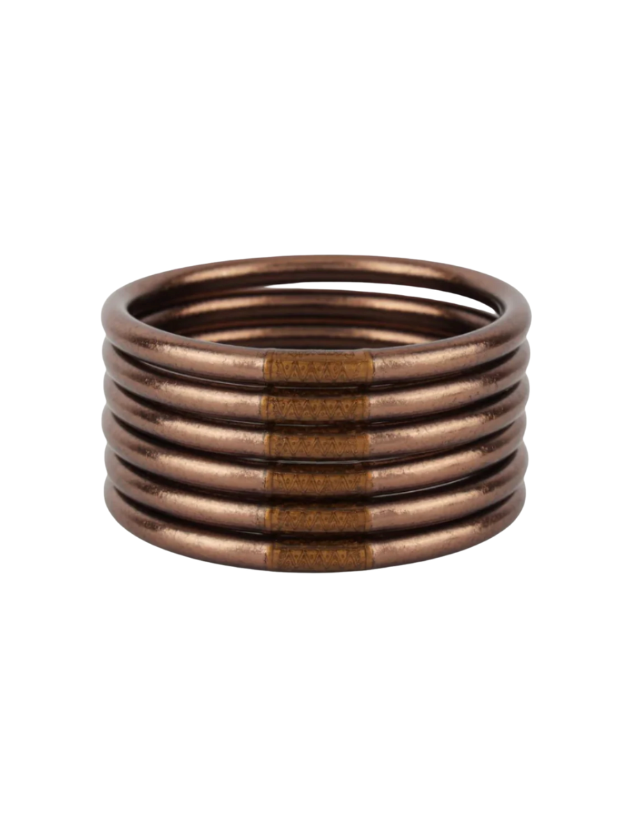 BuDhaGirl All Weather Bangles set Meteorite womens gifts  