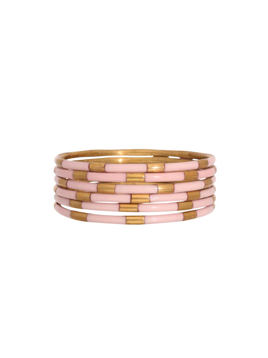 BuDhaGirl | Veda Bangles - Ice Rose