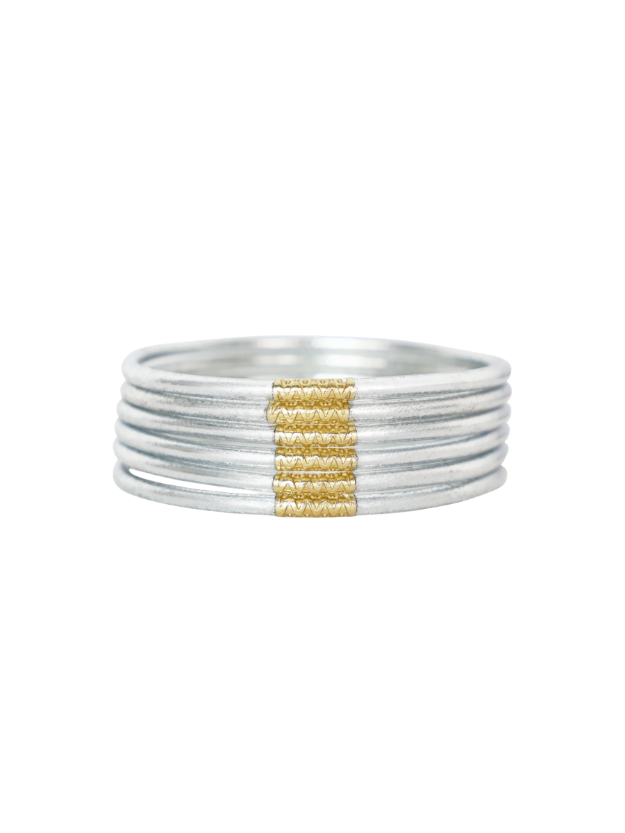BudhaGirl | Lumine All Weather Bangles (AWB) - Silver