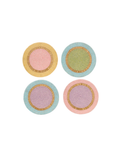 BuDhaGirl | Set of 4 Coasters - Pastel Gumdrops