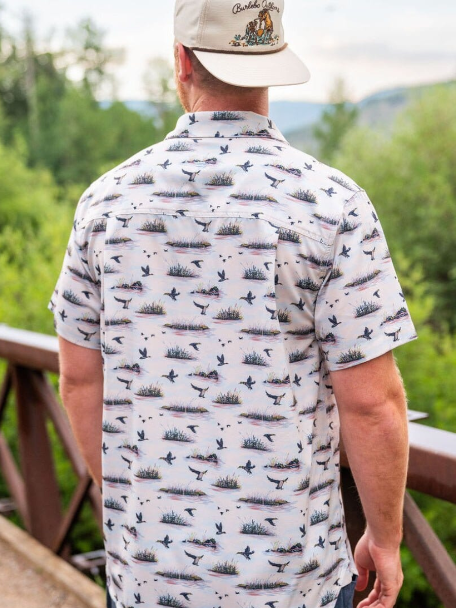 BURLEBO | Performance Button Up - Duck Hunt