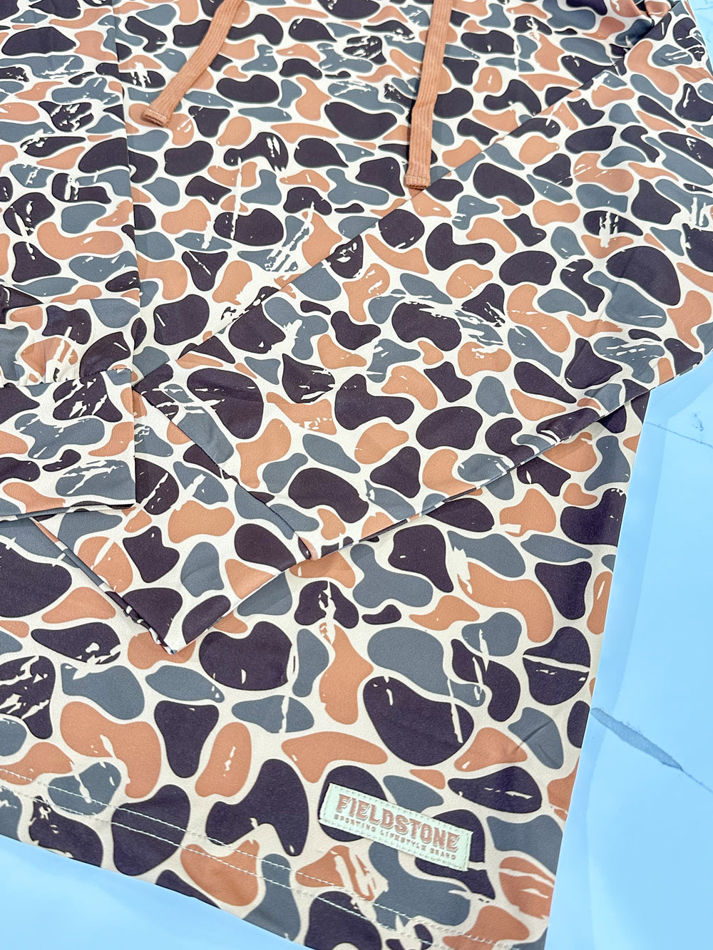 Fieldstone | Woodlands Camo Lightweight Hoodie