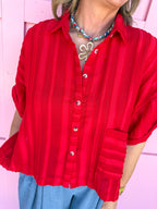 Southern Social Top - Red