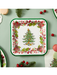 SPODE Pinecones Disposable Lunch Plates Christmas Tree Jincy's Gift