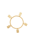 Canvas | Bird Bam 24K Plated Beaded Bracelet