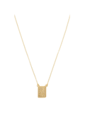 Canvas | Bird Bam 24k Plated Tile Necklace