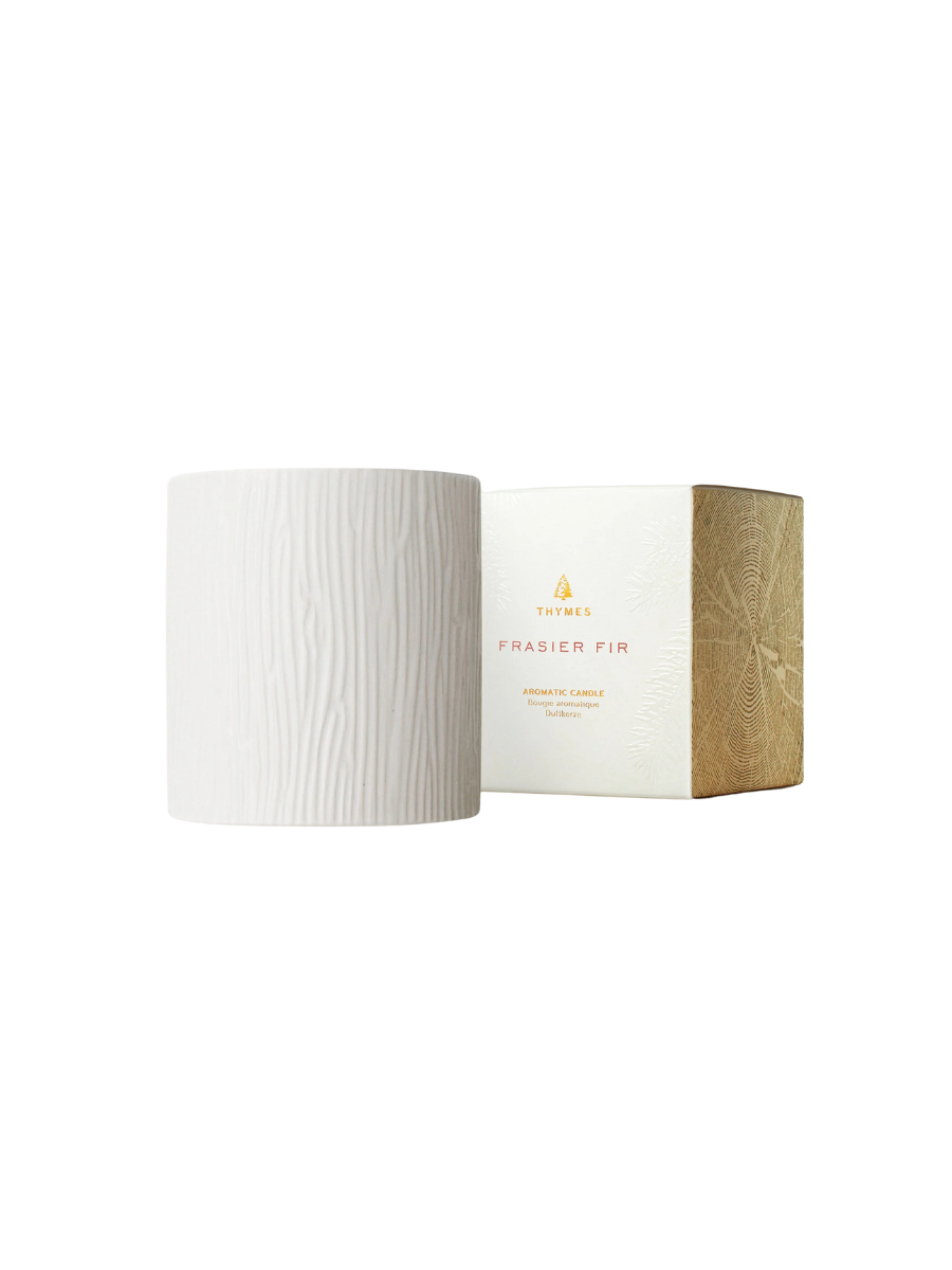 Thymes | 11oz Medium Ceramic Candle - Frasier Fir