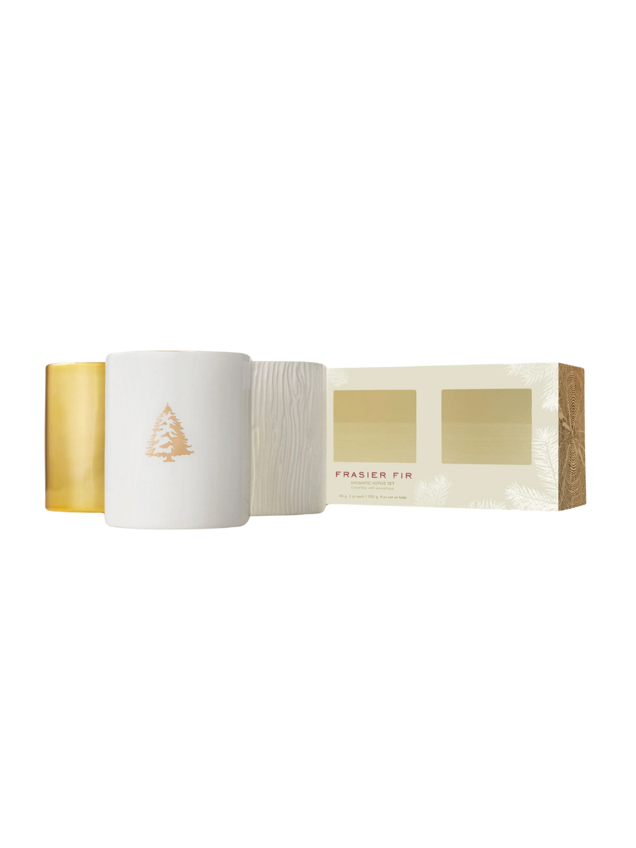 Thymes | Gilded Candle Trio Set - Frasier Fir