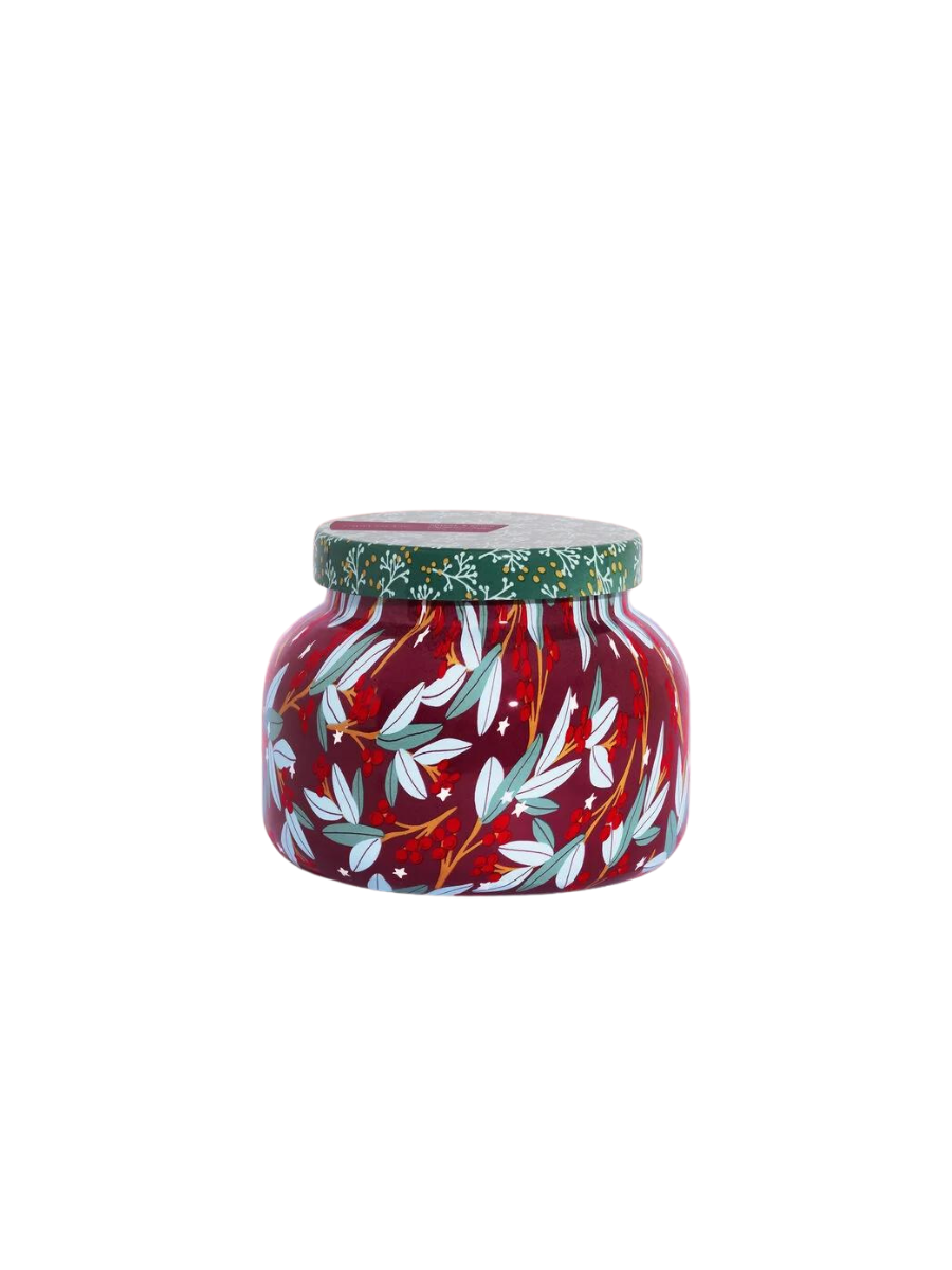 Capri Blue | 19oz Pattern Play Signature Jar - Tinsel & Spice