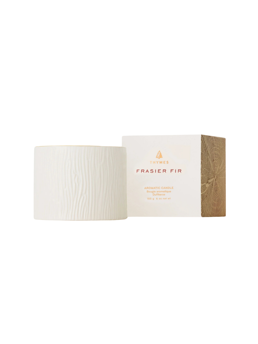 Thymes | 6oz Petite Ceramic Candle - Frasier Fir