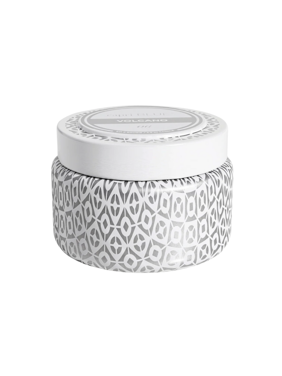 Capri Blue | 8.5 oz White Printed Tin - Volcano