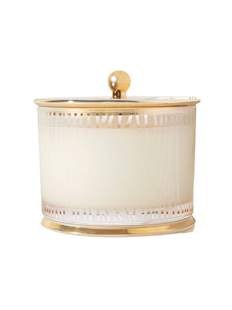THYMES | 13.5 oz Frosted Wood Grain Candle - Frasier Fir
