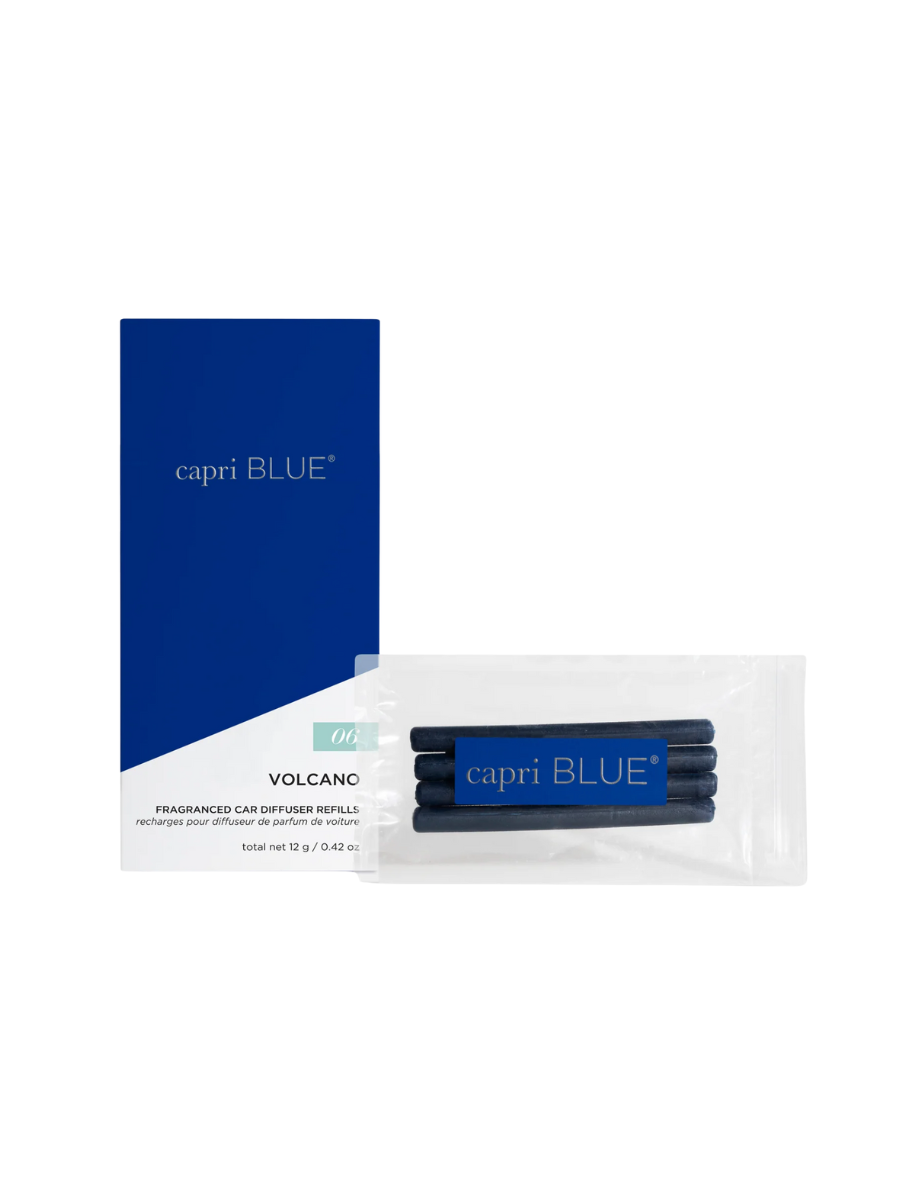 Capri Blue | Car Diffuser Refill Sticks - Volcano
