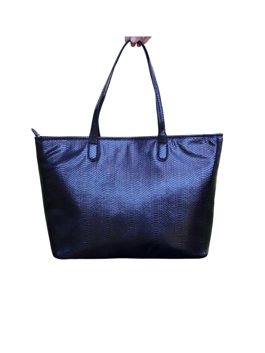 Caroline Hill | Daniela Large Tote - Black ES