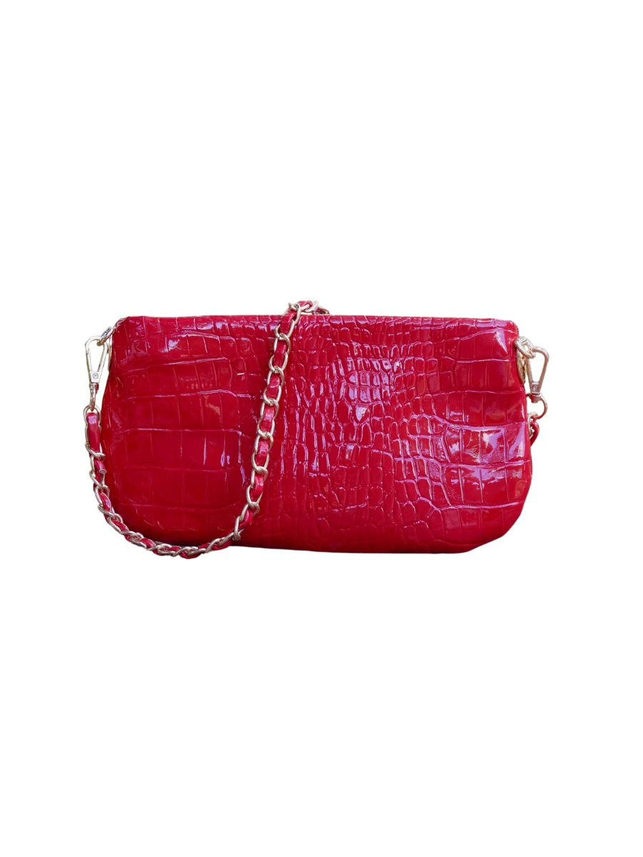 Caroline Hill | Livi Crossbody - Red Patent