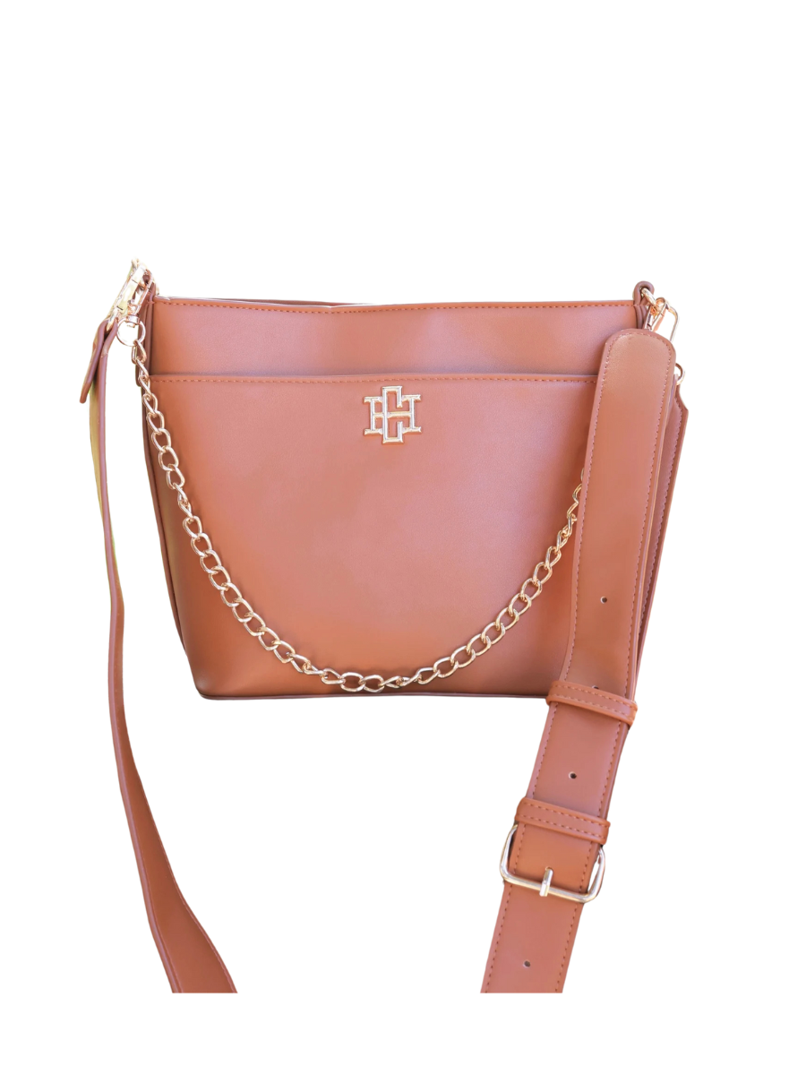 Caroline Hill | Brielle Bucket Bag - Camel