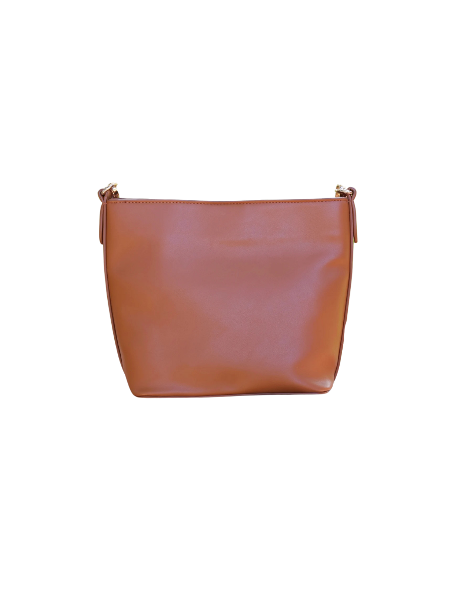 Caroline Hill | Brielle Bucket Bag - Camel