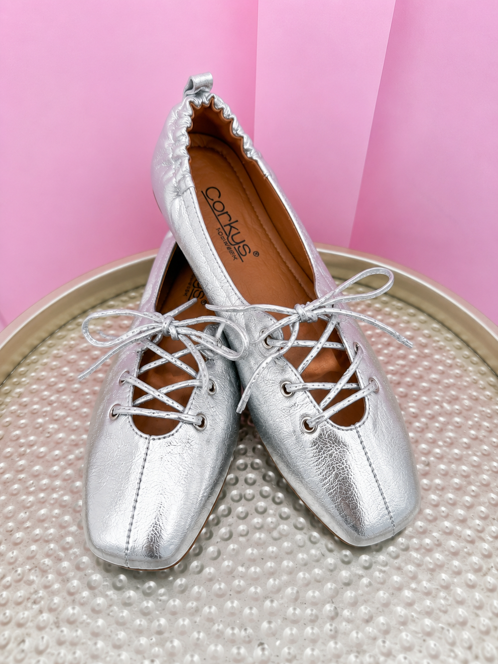 CORKYS | Tied Up Flat - Silver