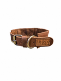 Southern Casanova | Waxed Dog Collar - Squirrel Brown