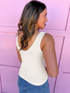 Barely There Tank - Cream