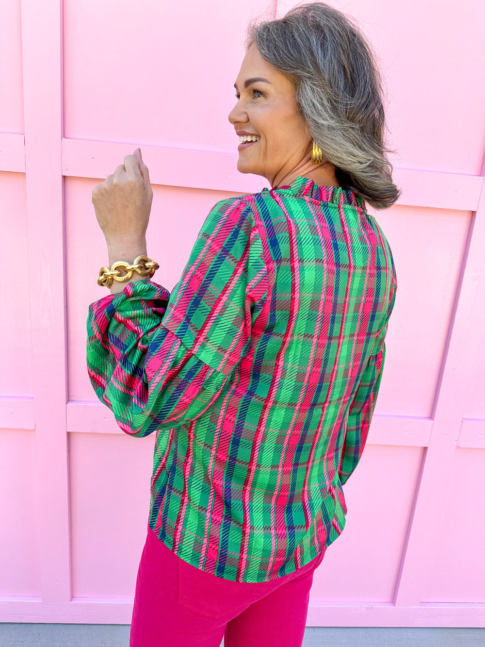 Michelle McDowell | Lexi Top - Plaid About You