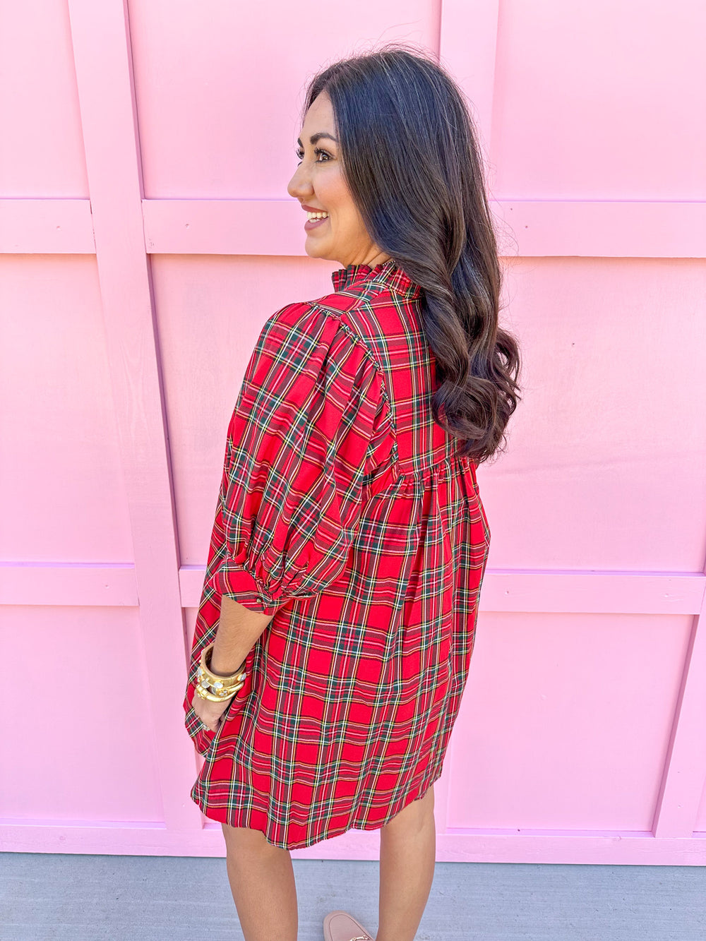 Pretty In Plaid Dress