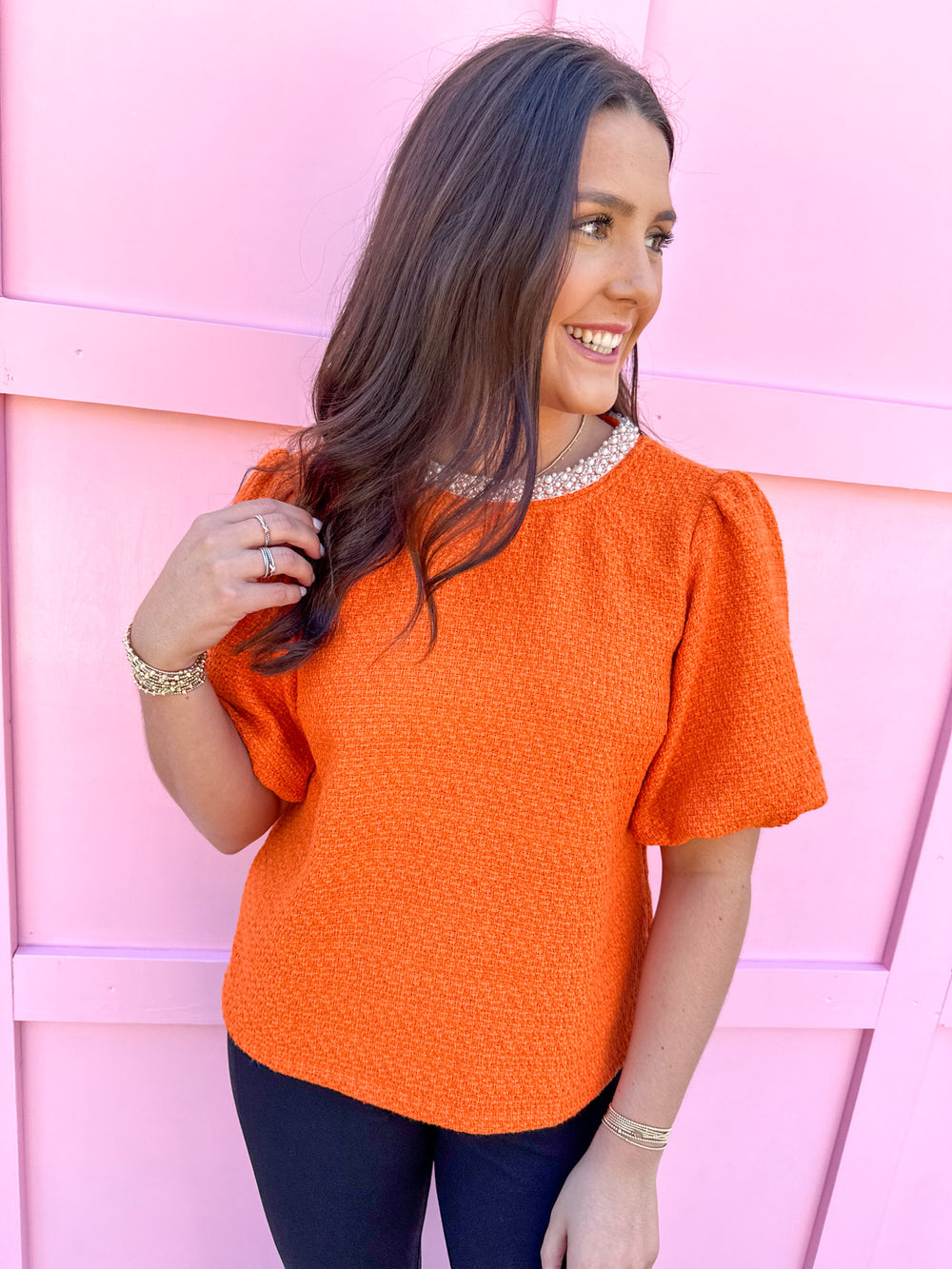 Royal Treatment Top - Orange