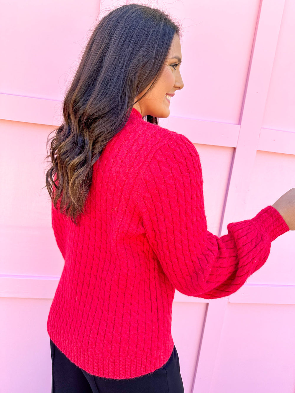 Luxe Layers Sweater - Red