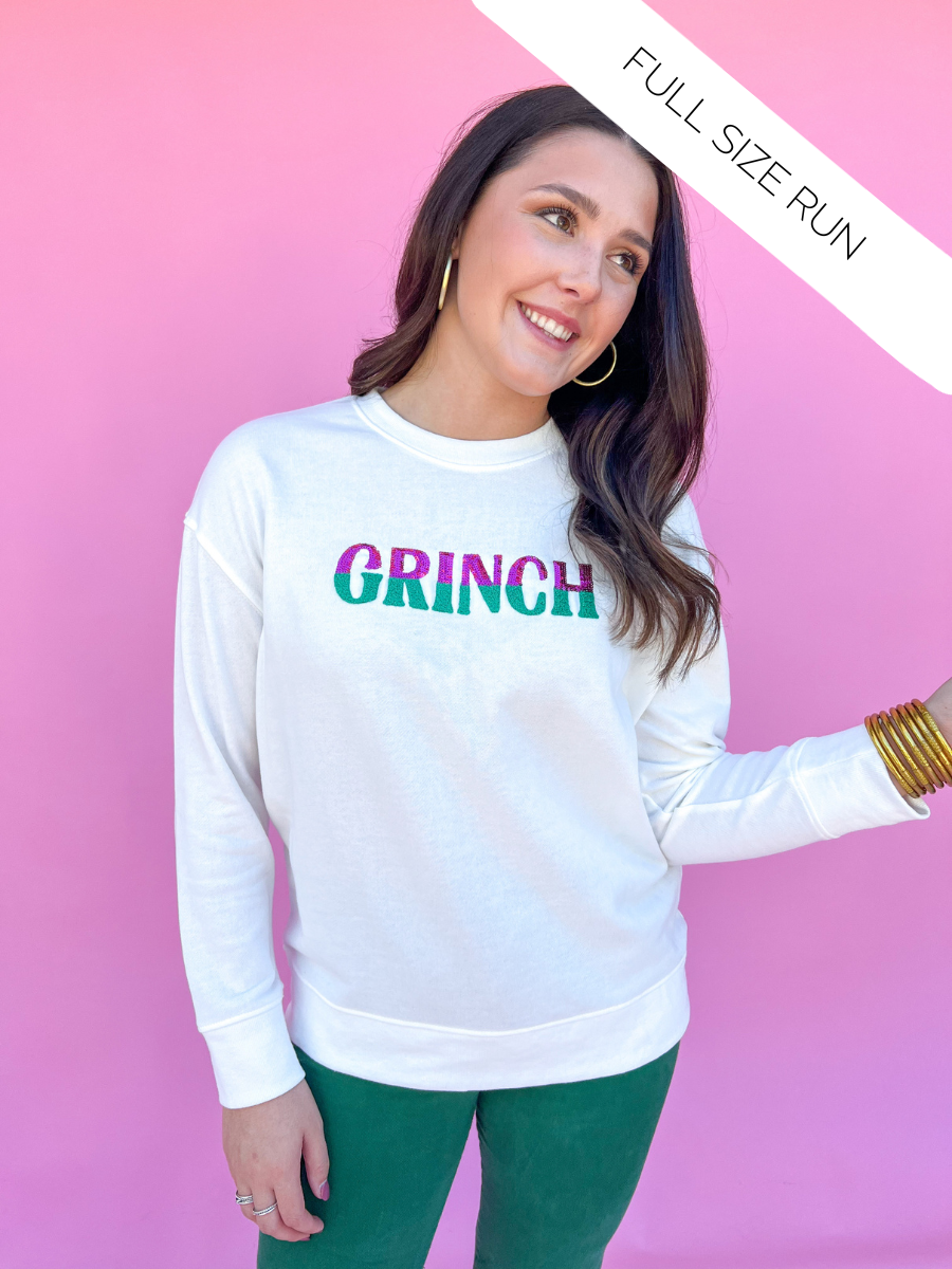 Grinch Sweatshirt - Ivory