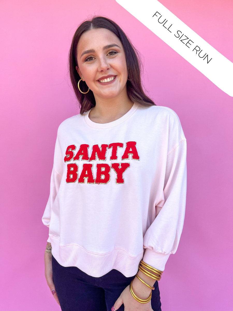 SANTA'S SQUAD Christmas Slouchy Sweatshirt - Pick Color