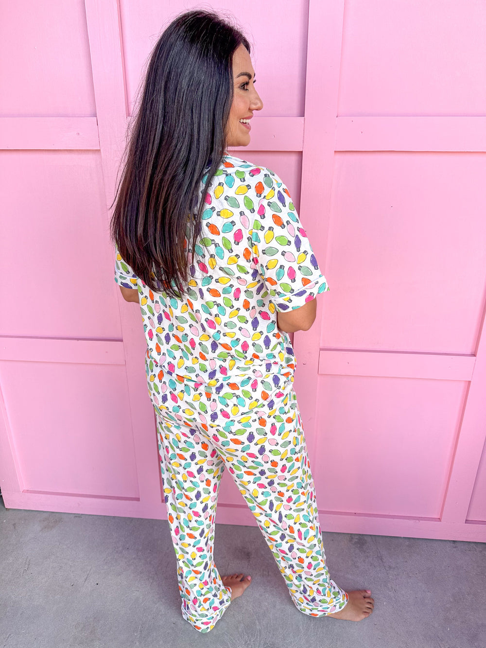 Jane Marie | Holiday Lights Pajama Set