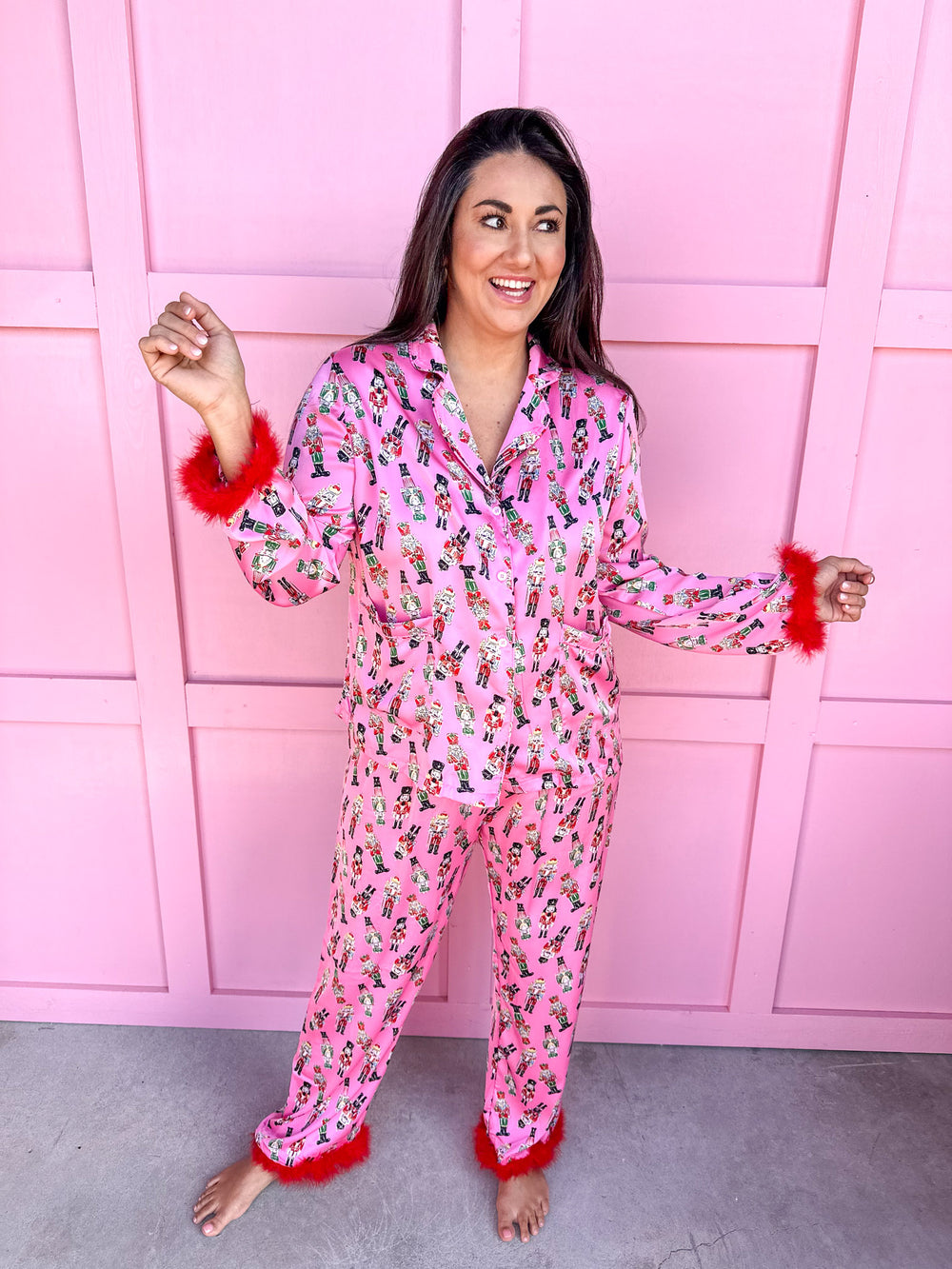 Feather Nutcracker PJ Set