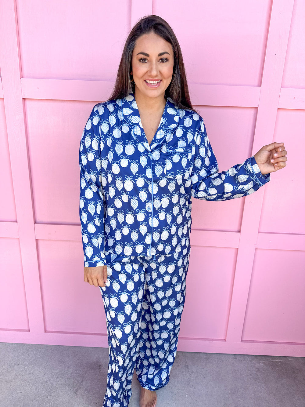 Mary Square | Charlotte L/S Pajama Set - 'Twas the Night