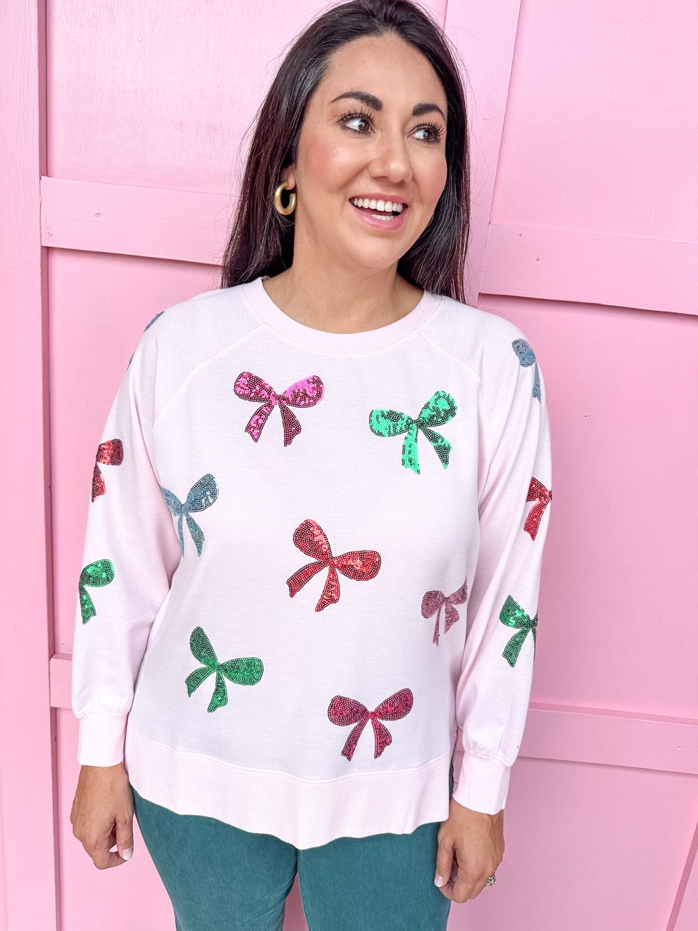 Mary Square | Katie Bows Sweatshirt