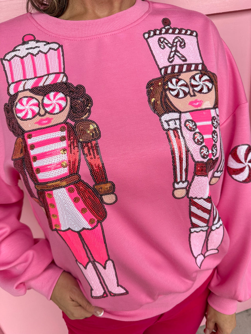 Peppermint Nutcracker Sweatshirt