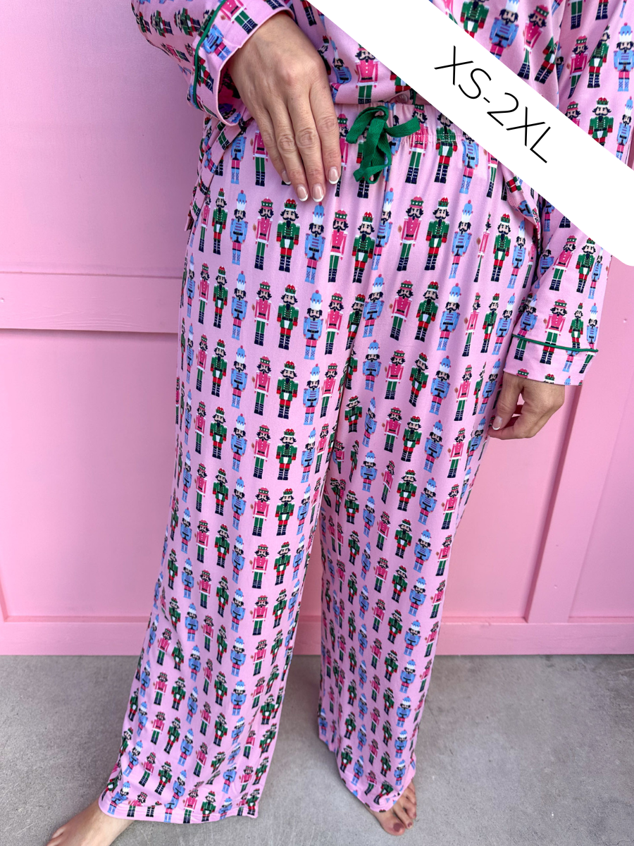 Nutcracker March Sleep Pants - Pink