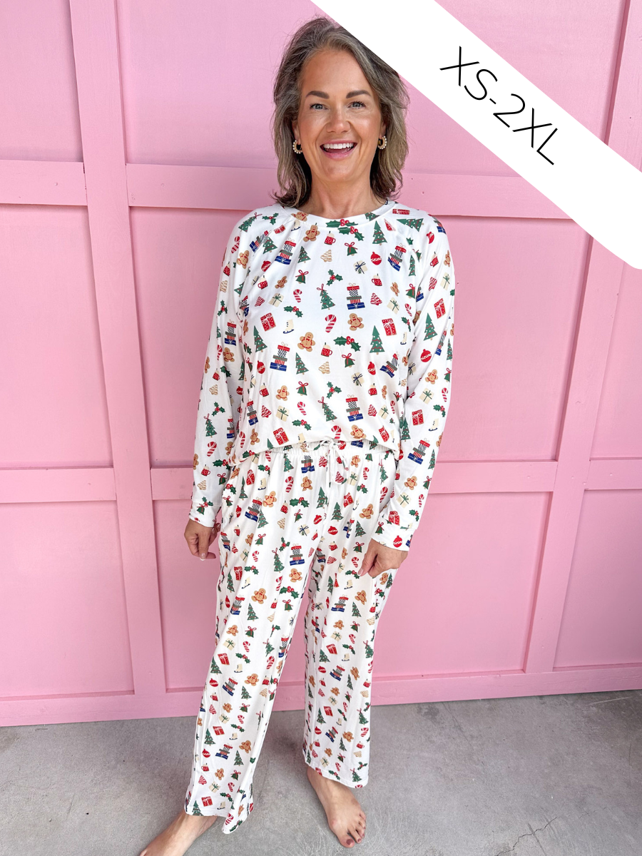 Mary Square | Annie L/S Pajama Set - Christmas Morning