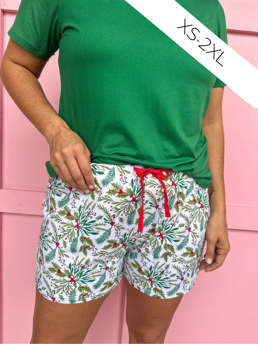 Holly Jolly Sleep Shorts