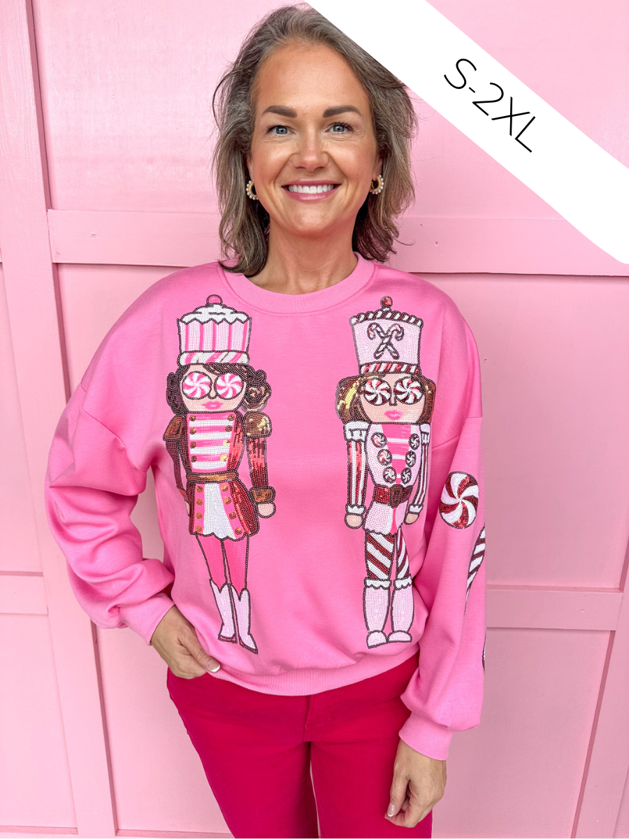 Peppermint Nutcracker Sweatshirt