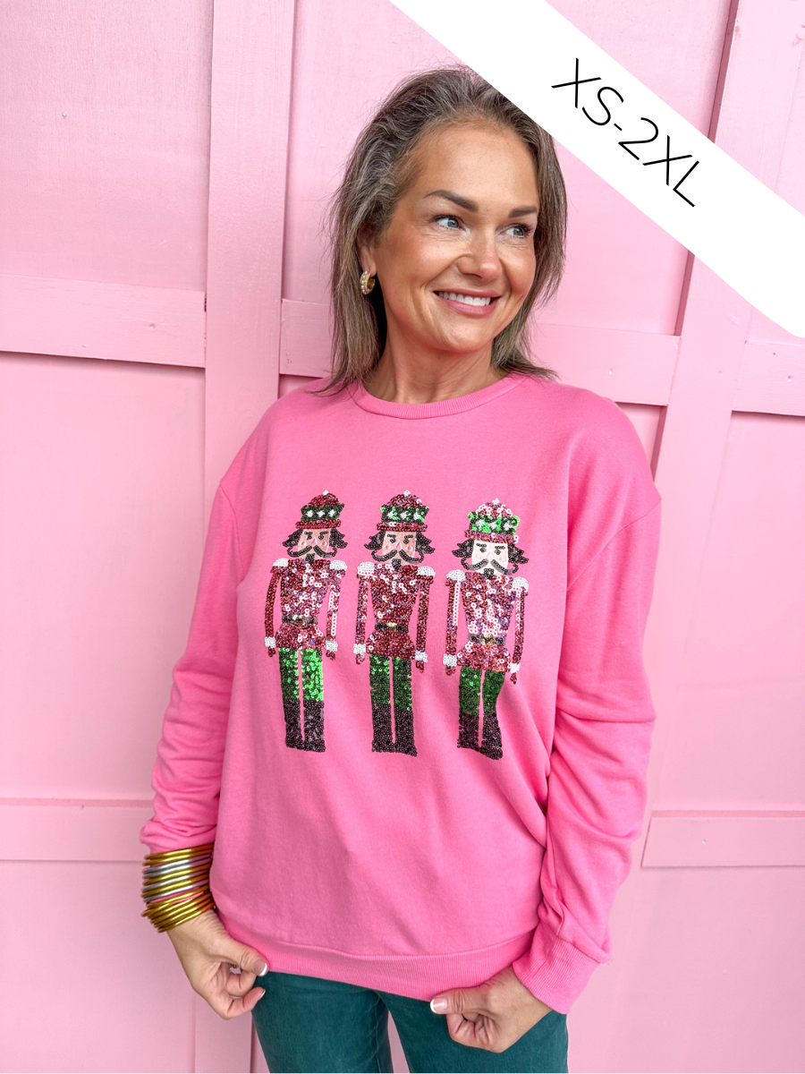 Nutcracker March Sequin Sweatshirt