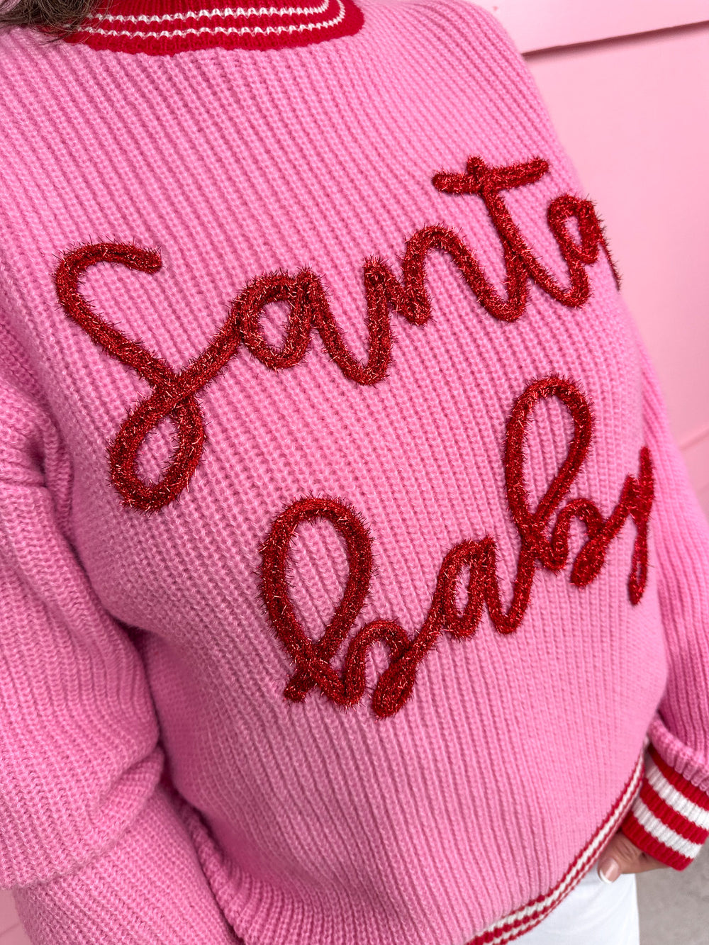 Santa Baby Stripe Sweater