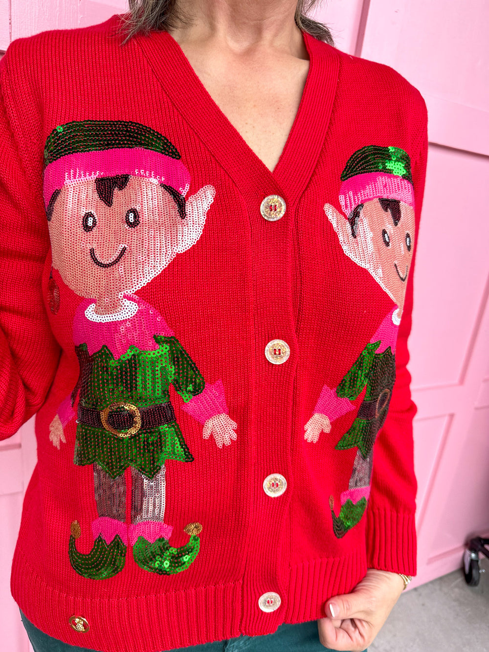 Sequin Elf Cardigan