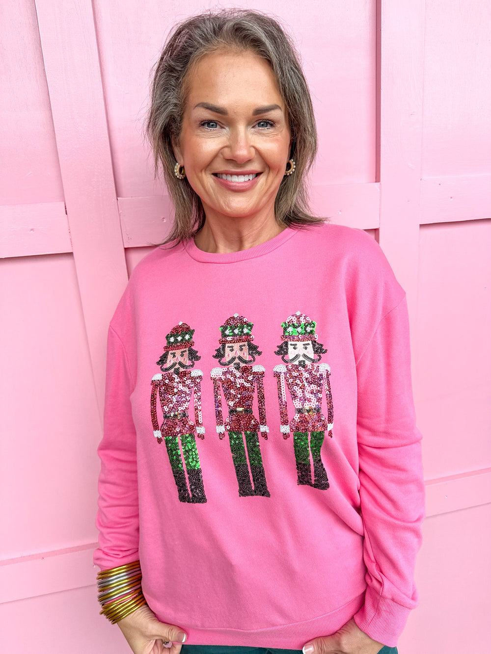 Nutcracker March Sequin Sweatshirt