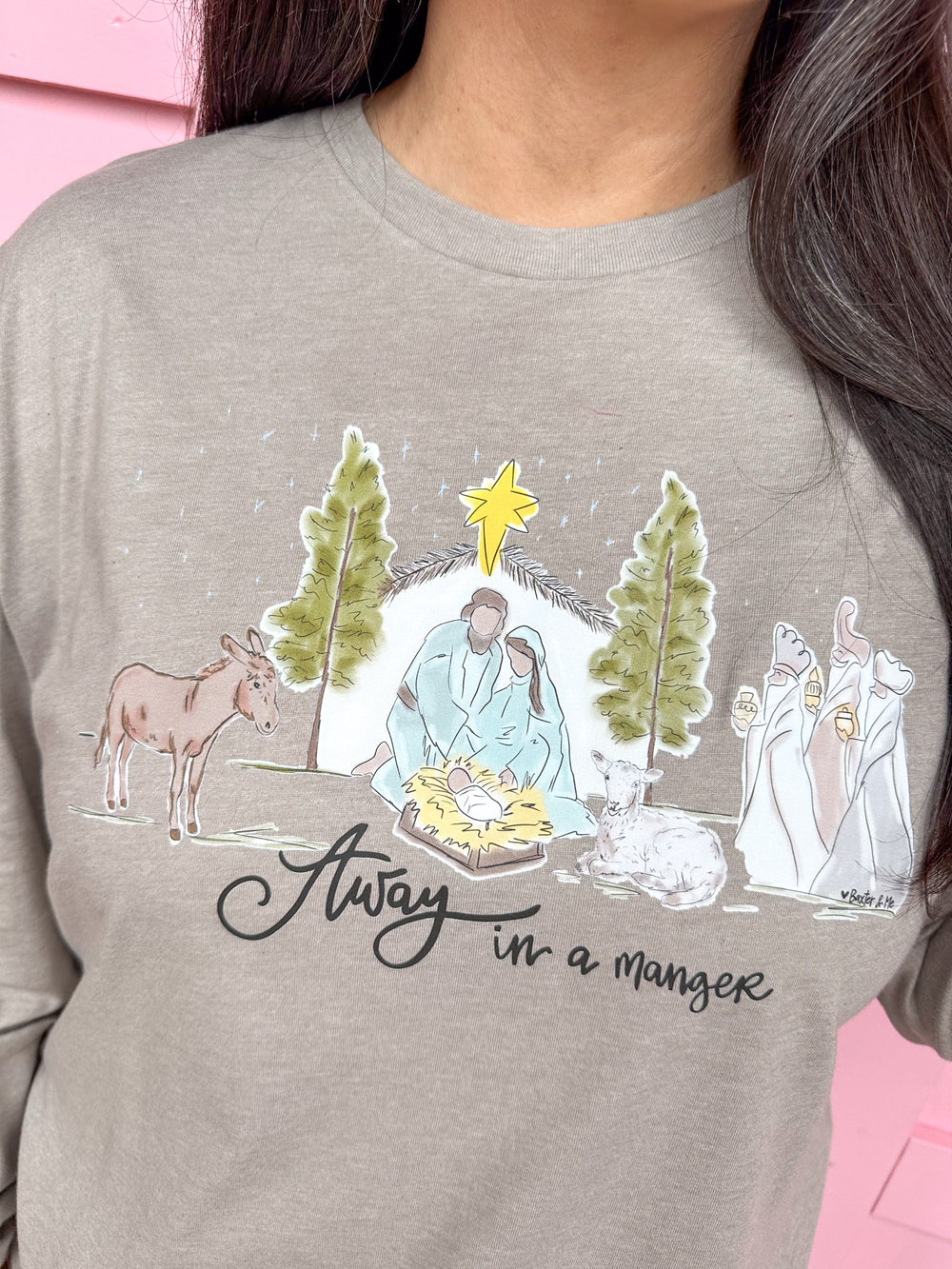 Baxter & Me | Starry Night Nativity Tee